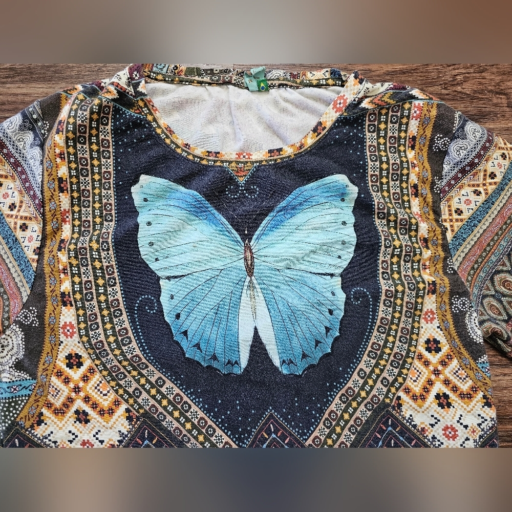 FARM Butterfly T-Shirt Dress - Picture 10 of 10